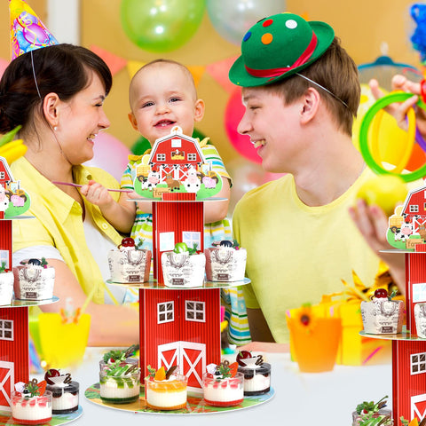 Uso versátil para fiestas y celebraciones de bebé con decoración temática de granja.