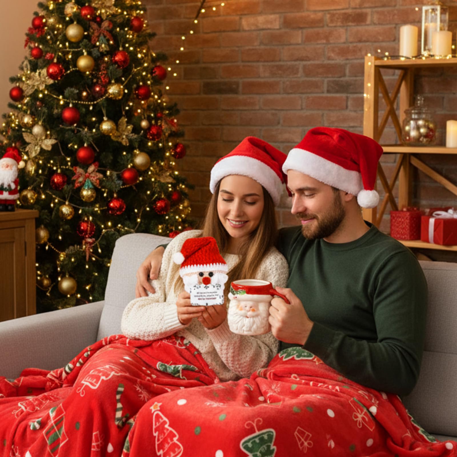 Tarjeta Navidad Zopeal con mensaje personalizado