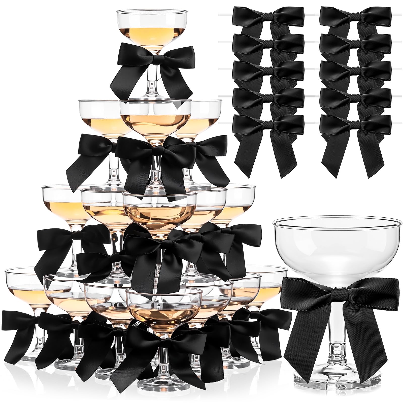 Zopeal torre-champan copa 50, ideal para torres elegantes en eventos