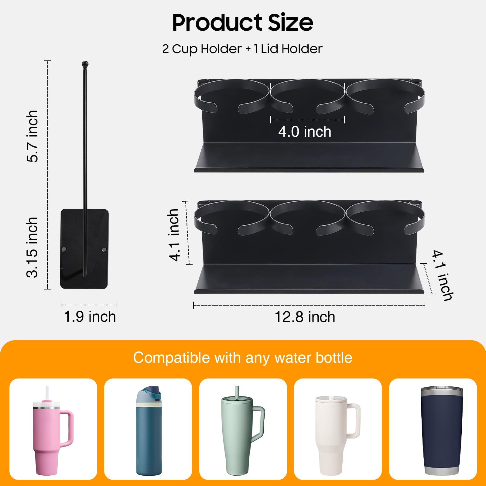 ZOSIX organizador de tazas Stanley u Owala para uso diario