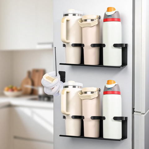 ZOSIX soporte magnético para nevera con tazas, organizada y accesible