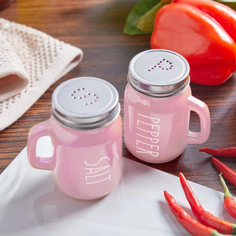 ZOSUJO set sal y pimienta rosa, relleno fácil y limpieza rápida.