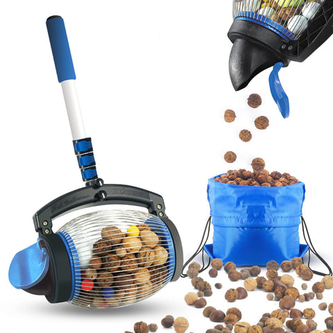 Zozen Recolector de Nueces 1 gal, evita doblarte al recoger.