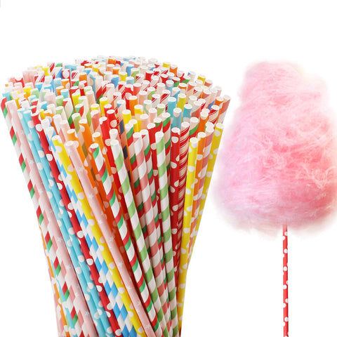 Conos Zozimix para algodón de azúcar con colores brillantes, ideales para servir.