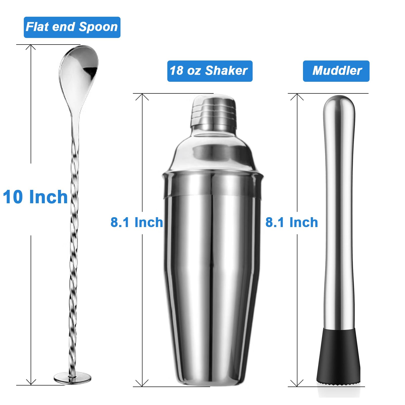 ZPFUAW dosificador 15-30ml para medir cocteles con precisión
