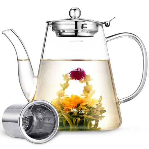 Tetera Zpose con infusor para té suelto: facilita extraer sabores