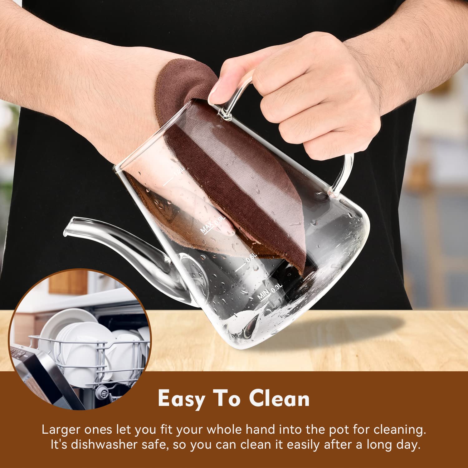 Tetera Zpose diseño elegante que complementa cualquier cocina