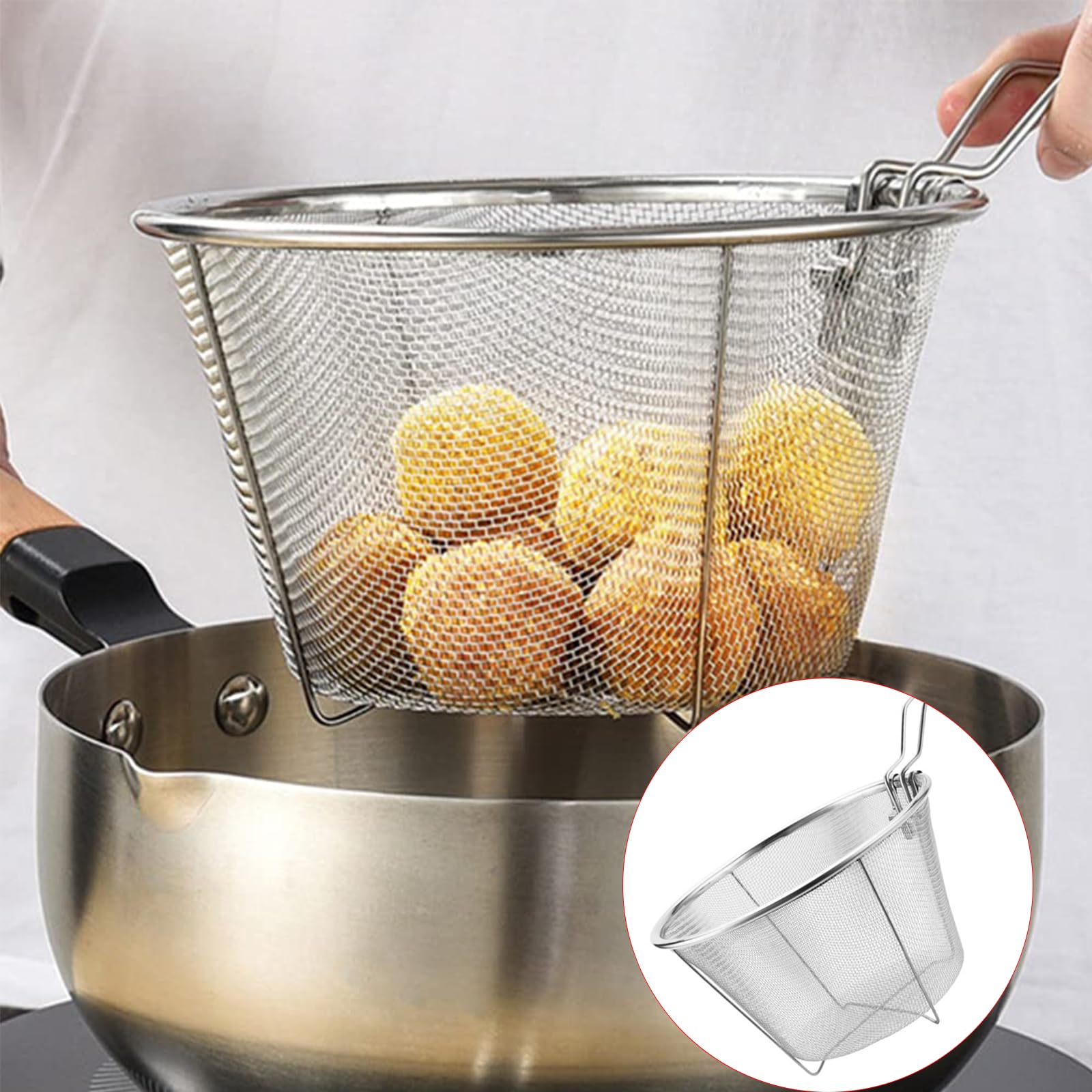 Cesta ZHQZZPH para escurrir y lavar frutas y verduras en casa.