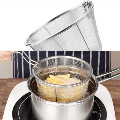 Cesta ZHQZZPH multiuso para escurrir pasta y servir alimentos.