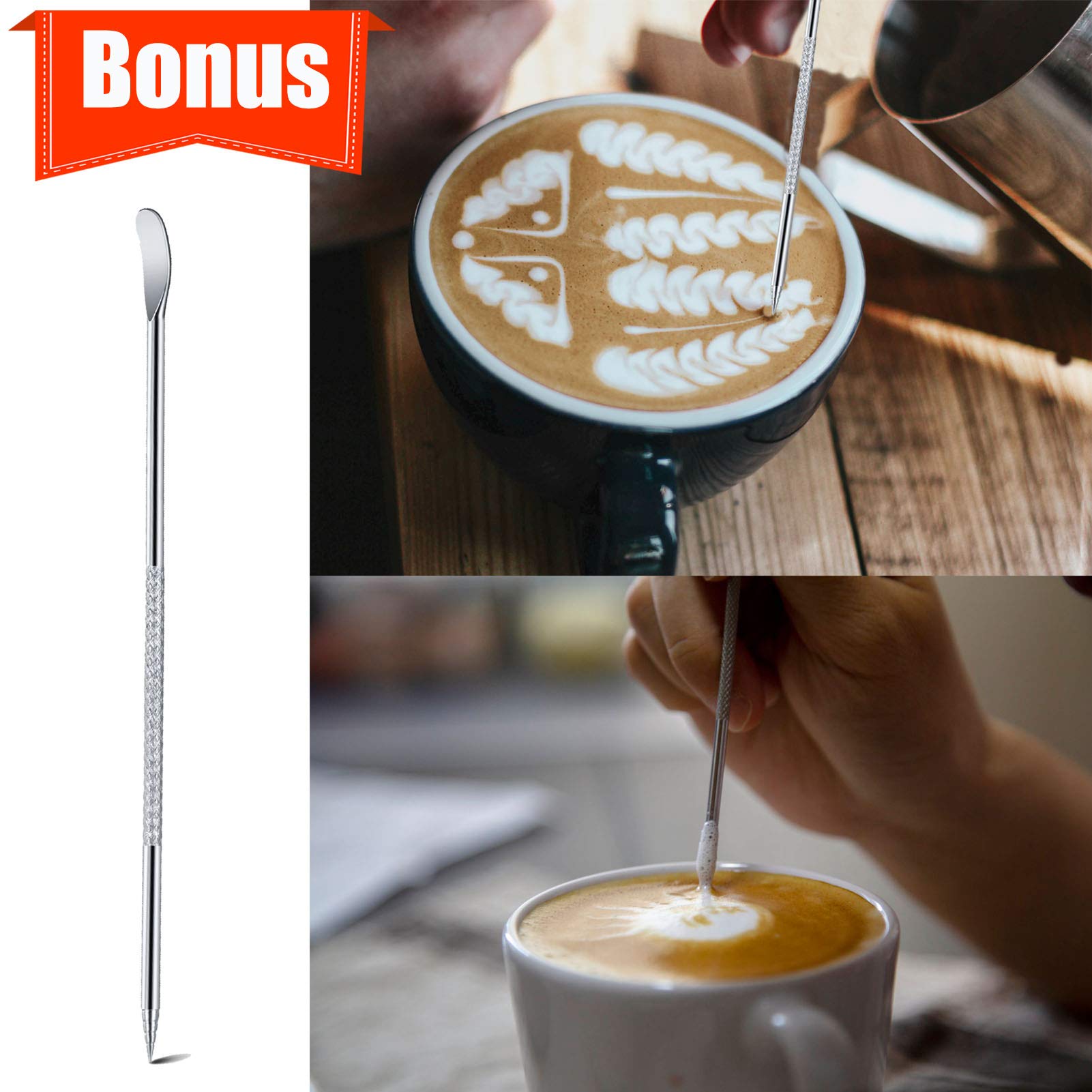 Pluma de Zroden para decorar con leche y crear diseños.