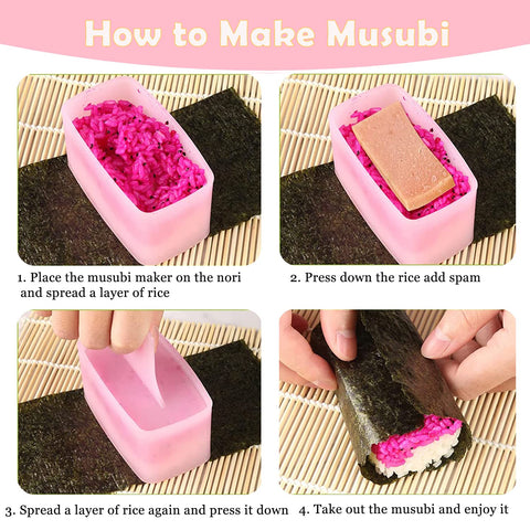 Molde triangulo sushi derecho de Zuaklpton para porciones personalizadas