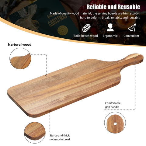 Zubebe grabado láser en tabla de acacia, regalo personalizado