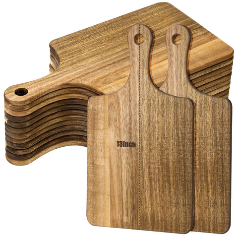 Tabla Zubebe de acacia con asa para cortar y presentar quesos