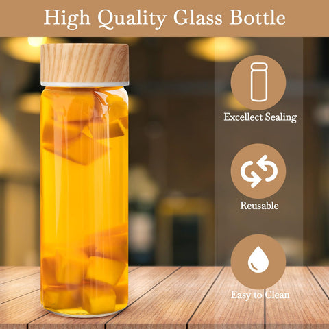 Vidrio borosilicato de Zubebe, alta resistencia para líquidos calientes o fríos