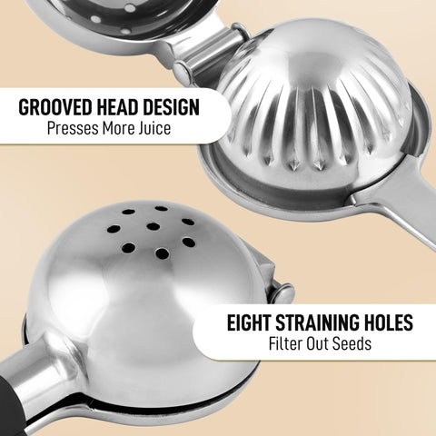 Zulay Exprimidor acero inoxidable durable para hogar y cocina.