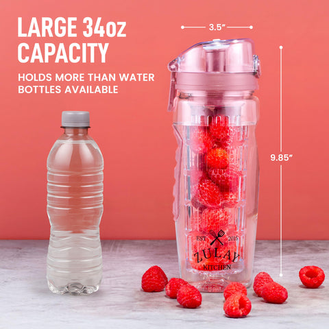 Material Tritan sin BPA garantiza durabilidad diaria para usos intensos.