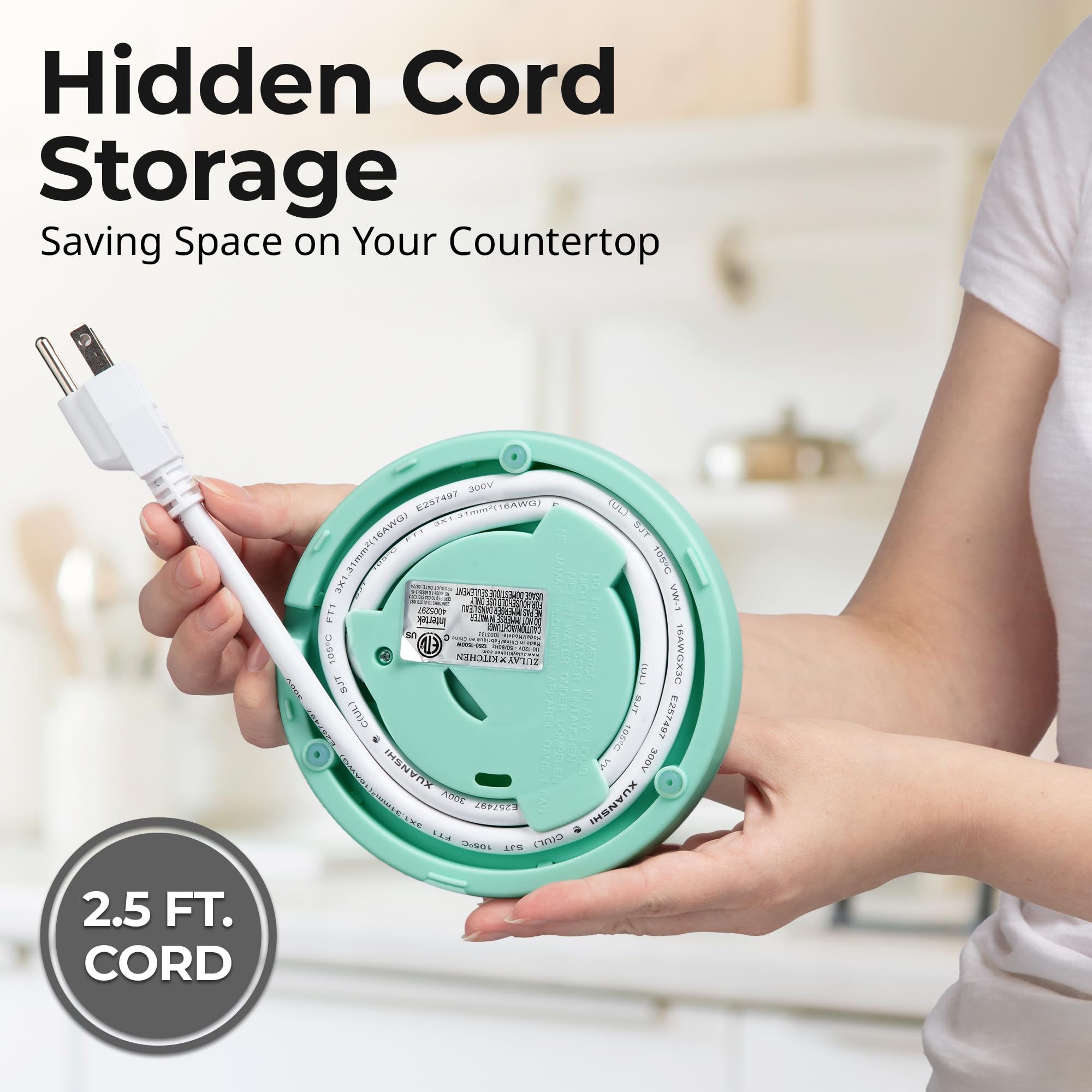 Zulay Kitchen apagado automático y protección contra secado para seguridad.