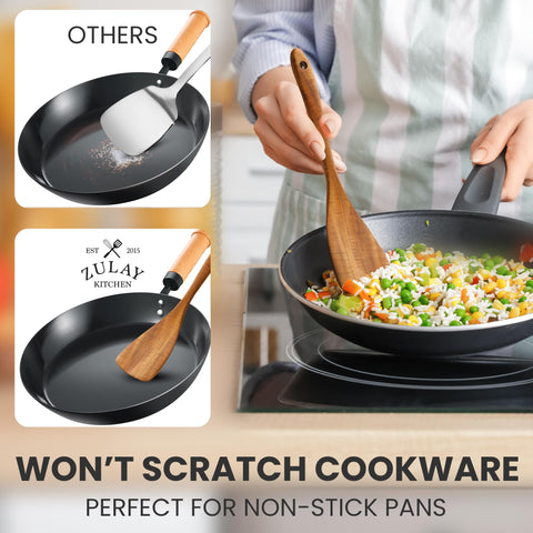 Zulay Kitchen: utensilios aptos para sartenes antiadherentes sin rayar.