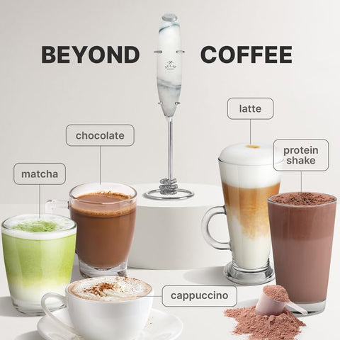 Batidor Zulay Kitchen portátil para matcha y mezclas rápidas