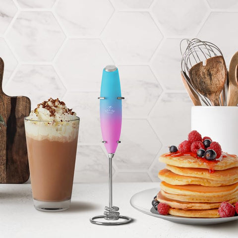 Zulay Kitchen batidor compacto para llevar y usar en cualquier lugar.