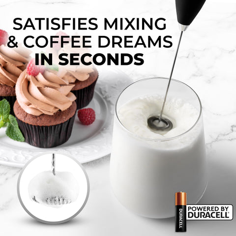 Zulay Kitchen batidora para cappuccino con crema espesa
