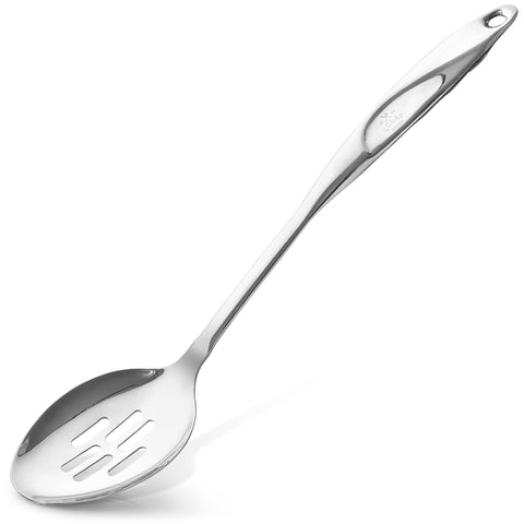 Zulay Kitchen Cucharón ranurado 15” para cocinar y servir porciones grandes con control.