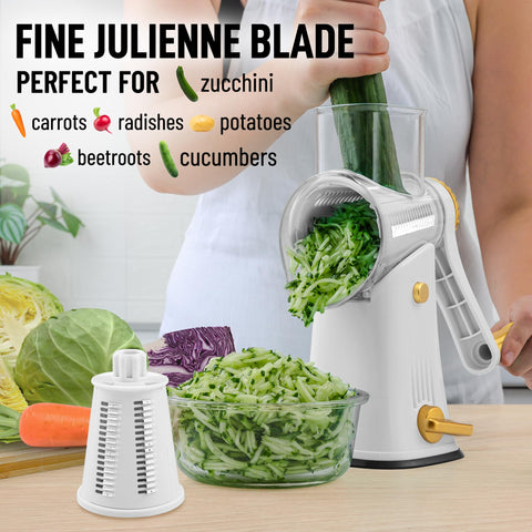 Zulay Kitchen cuchillas intercambiables en acero para diversas texturas