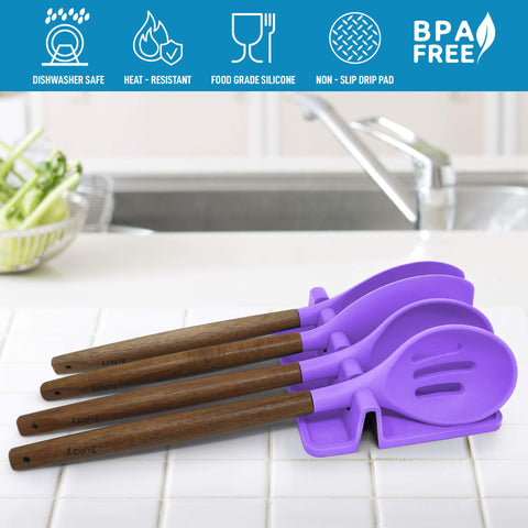 Zulay Kitchen diseño en color Violeta Místico aporta estilo y organización en la cocina.