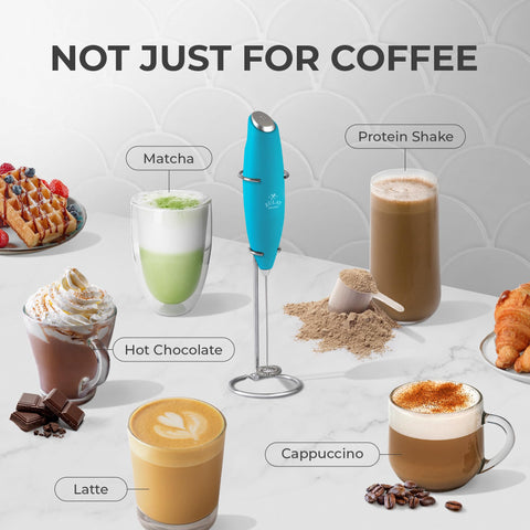 Zulay Kitchen espuma para café cappuccino crema ideal para bebidas en casa.