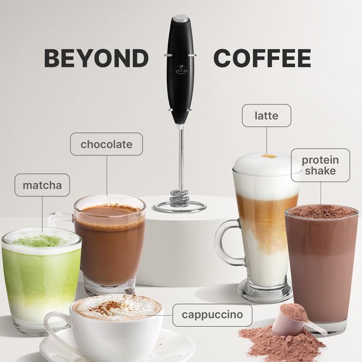 Zulay Kitchen espumador para café latte con textura cremosa