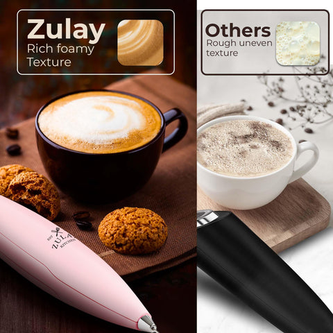 Zulay Kitchen estante de metal incluido para guardar el batidor.