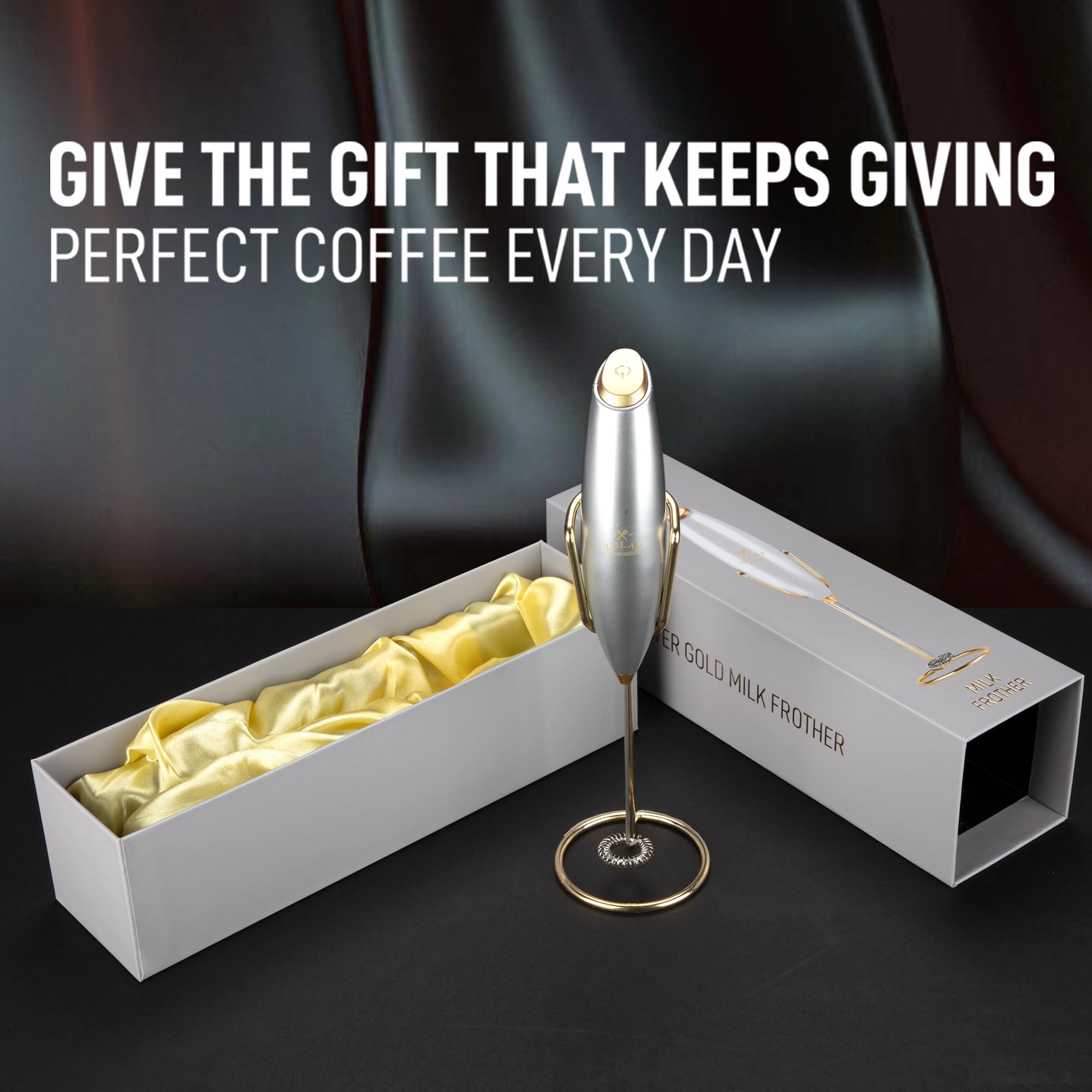 Zulay Kitchen Executive Series baterías Duracell permiten uso sin recargar.