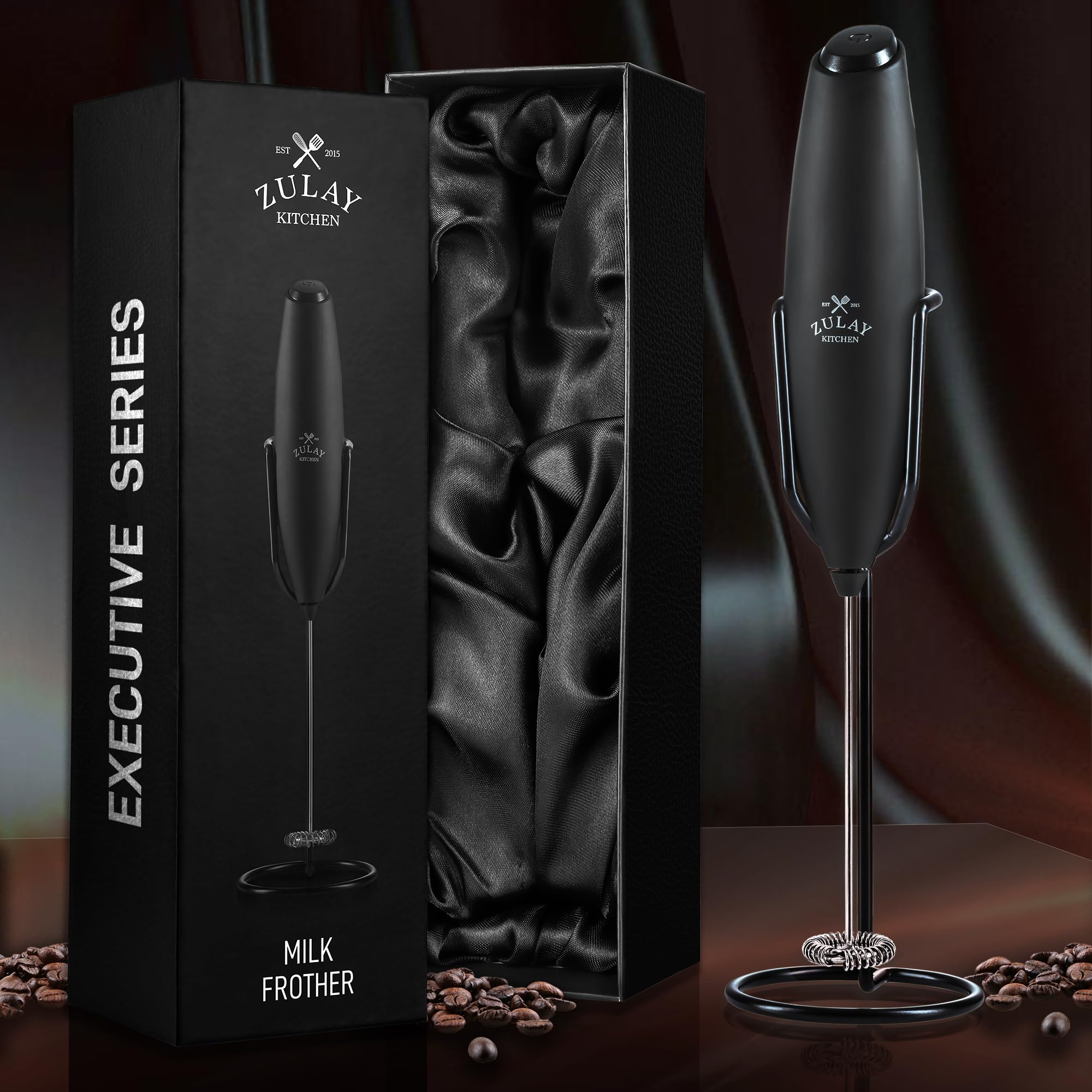 Uso diario en casa para bebidas cremosas con Zulay Executive Series.