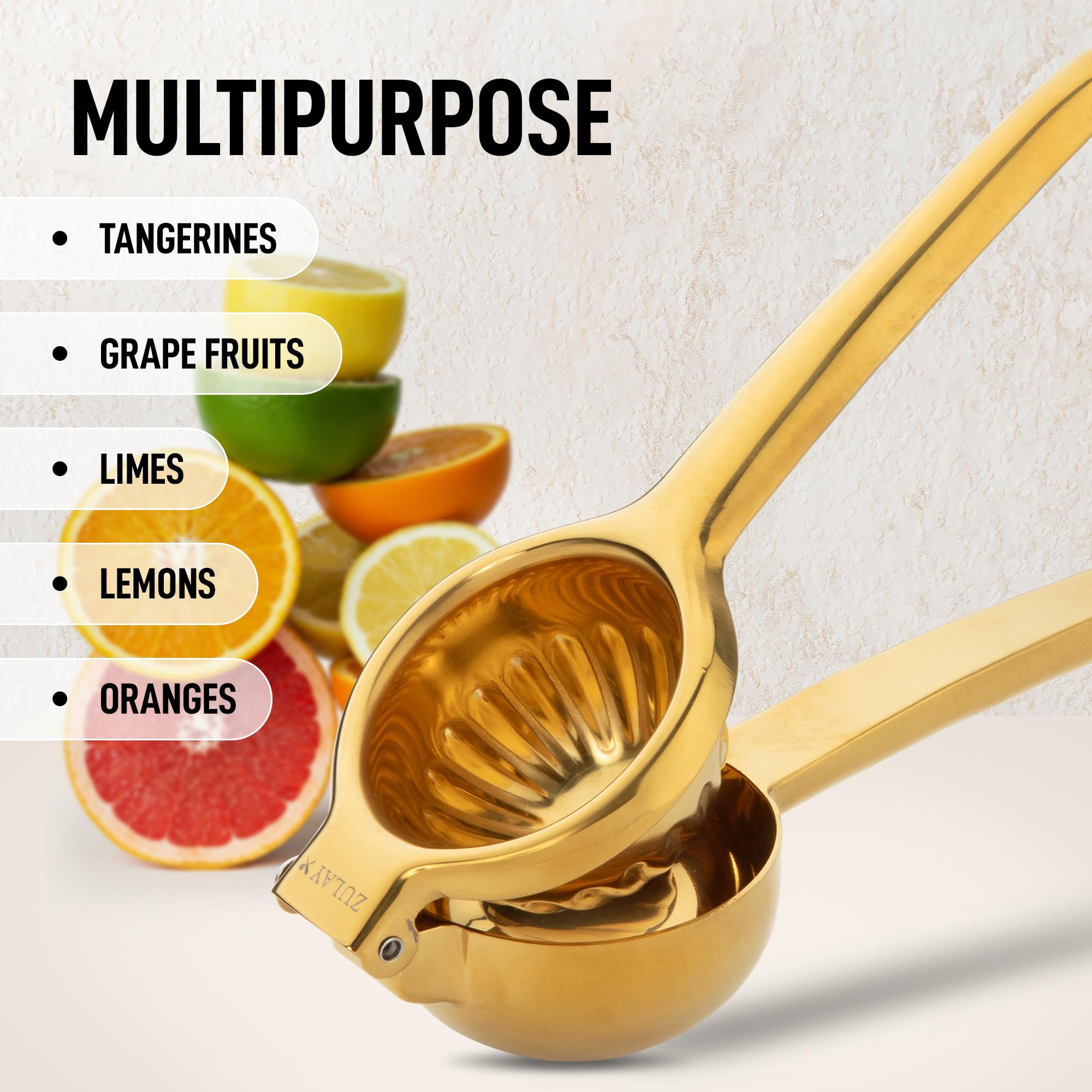 Zulay Kitchen Exprimidor apto para lavavajillas, limpieza rapida