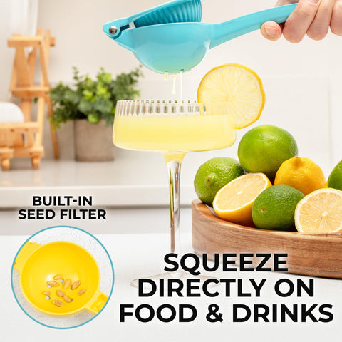 Exprimidor Zulay Kitchen con colador integrado para evitar pulpa