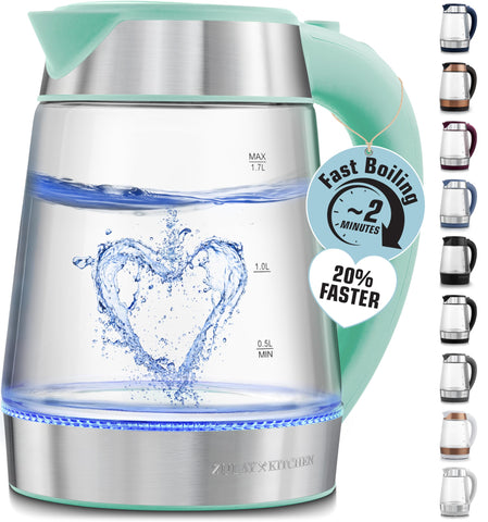 Zulay Kitchen hervidor rápido 1,7 L para té o café.