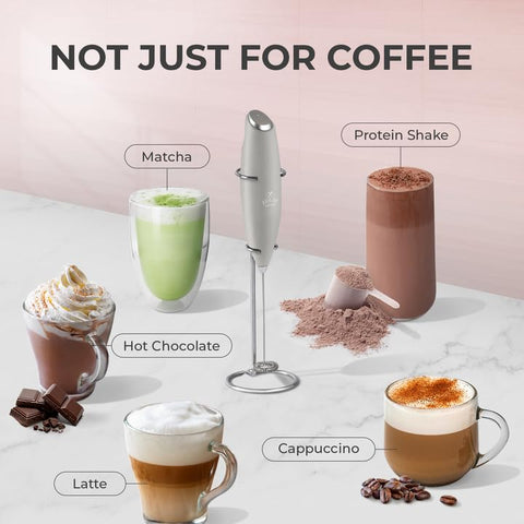 Zulay Kitchen mezclador para matcha, batido suave y sin grumos.