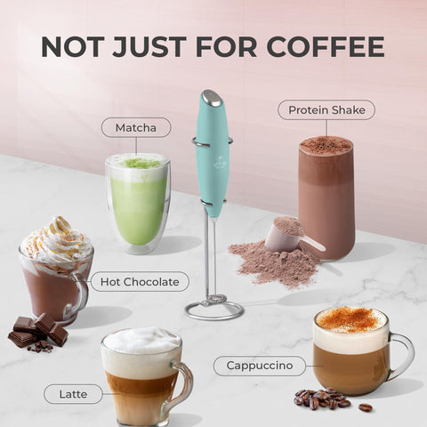 Mezclador Zulay Kitchen para matcha, batido suave y uniforme.