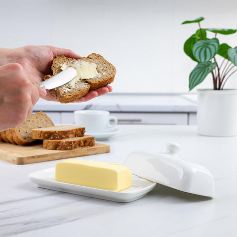 Porcelana de alta calidad, apta para microondas, horno y congelador