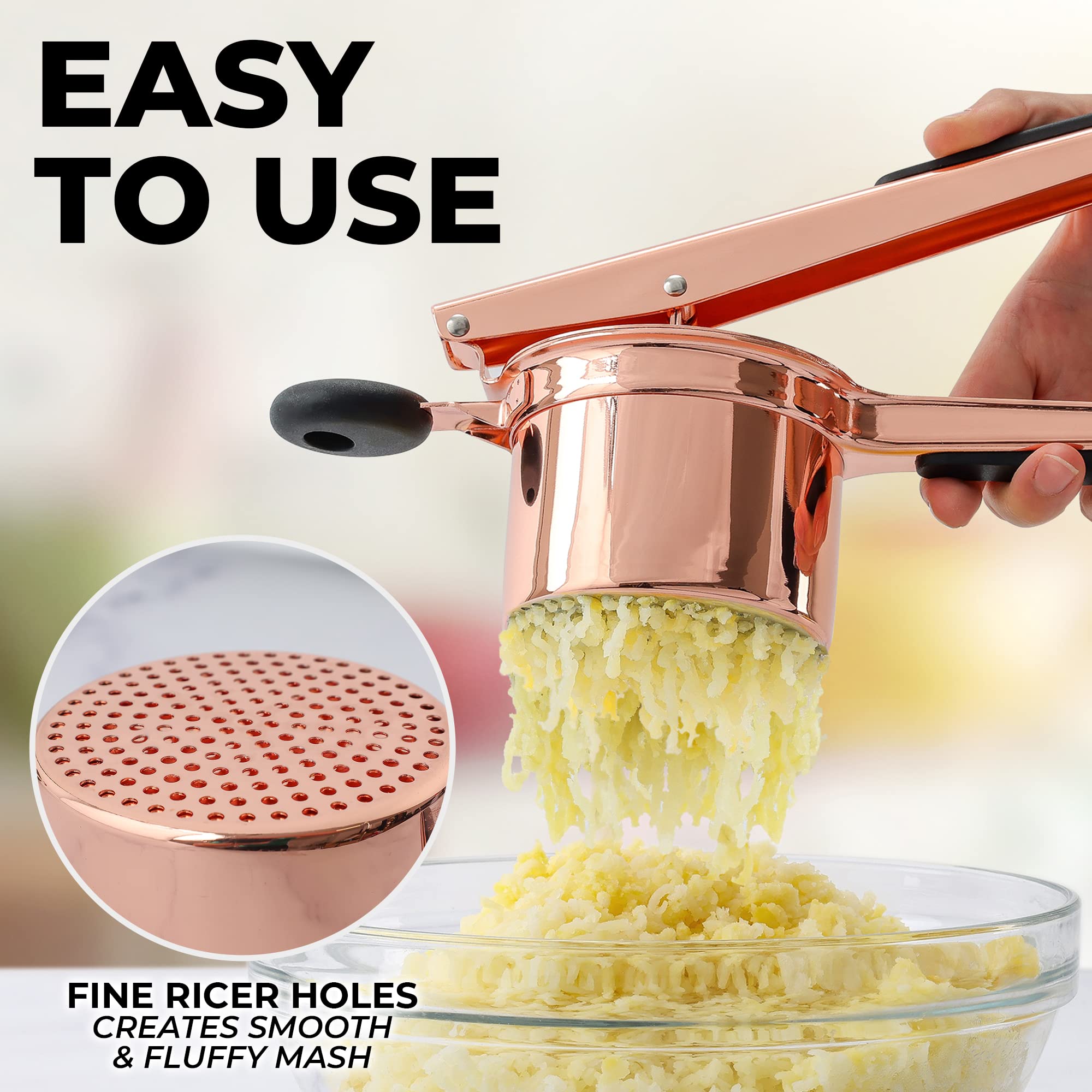 Zulay Kitchen capacidad 15 oz facilita porciones grandes para puré cremoso