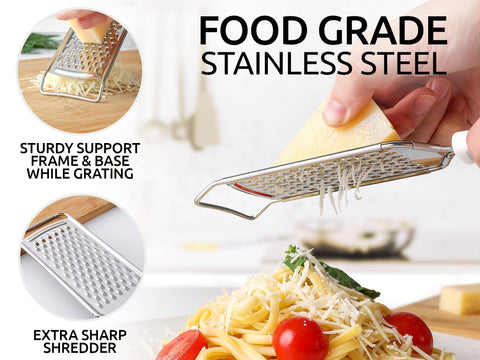 Zulay Kitchen Rallador profesional – asa ergonómica para un agarre cómodo.