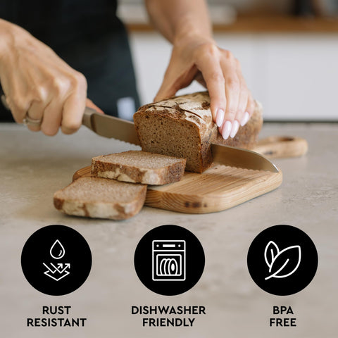 Cuchillo Zulay Kitchen, regalo práctico para amantes de la panadería.