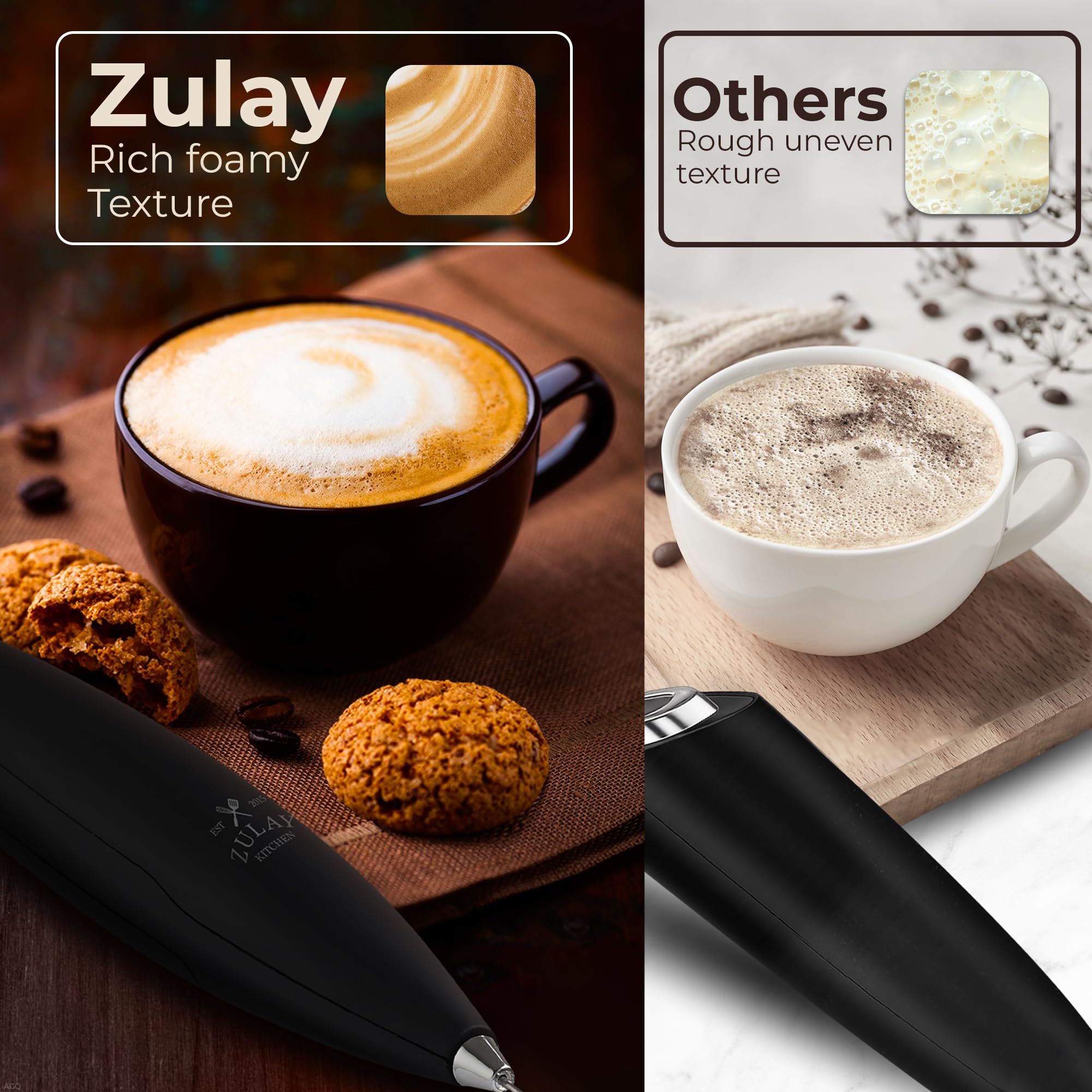 Zulay Kitchen soporte metálico para guardar el batidor