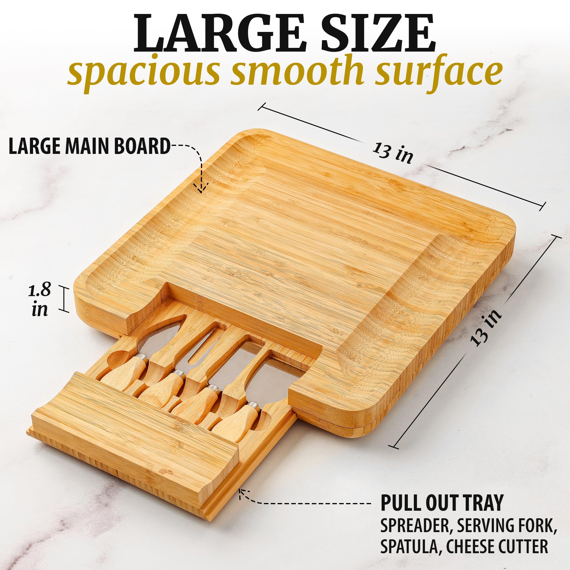 Tablero con bandeja deslizable para utensilios integrados Zulay Kitchen