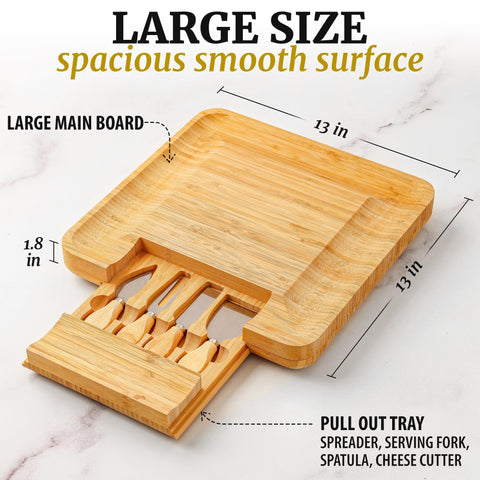 Tablero con bandeja deslizable para utensilios integrados Zulay Kitchen