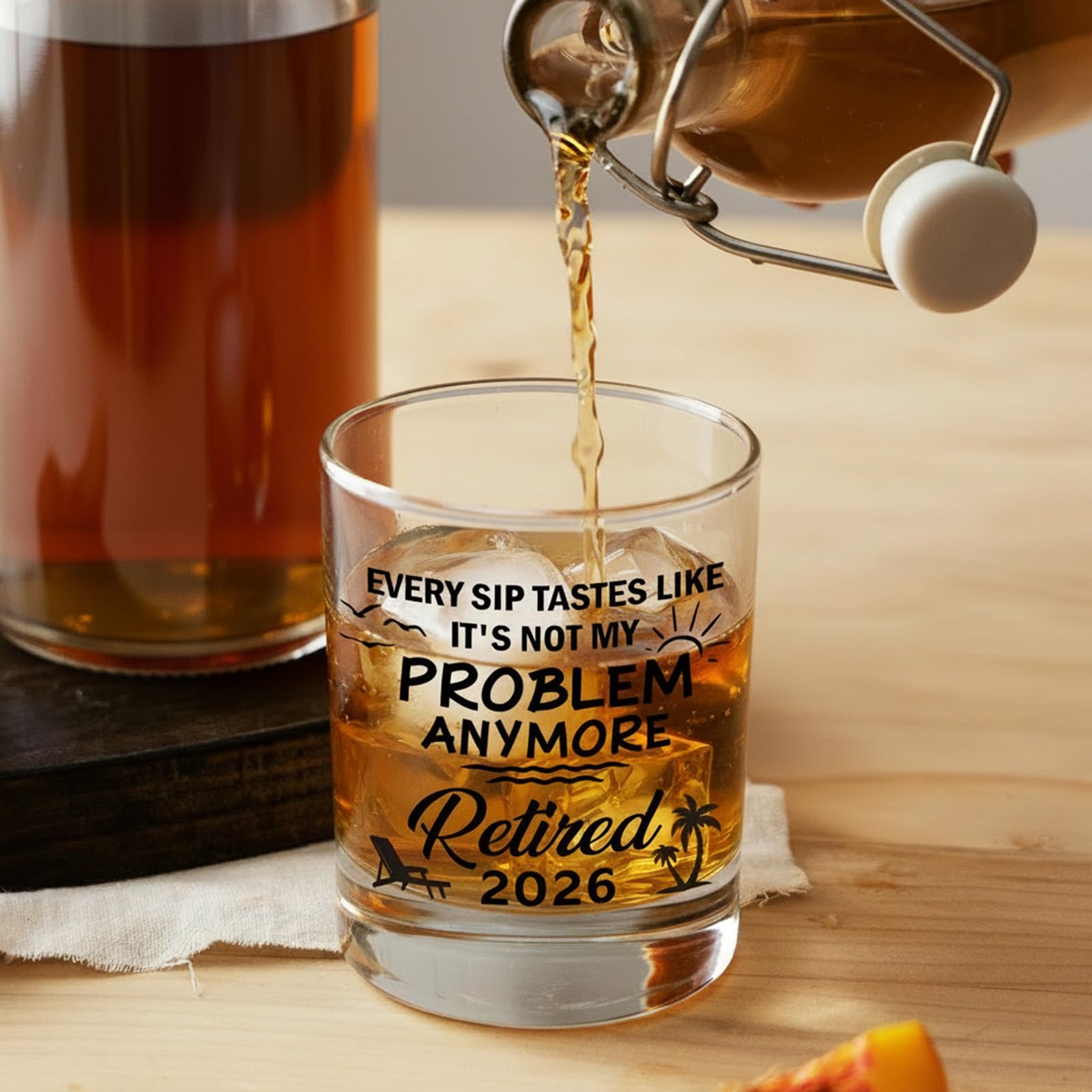 Vaso Zunaked 11oz con frase divertida para regalo de jubilación.