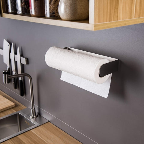 ZUNTO porta-papel toallas con una sola mano facilita despegar el papel.