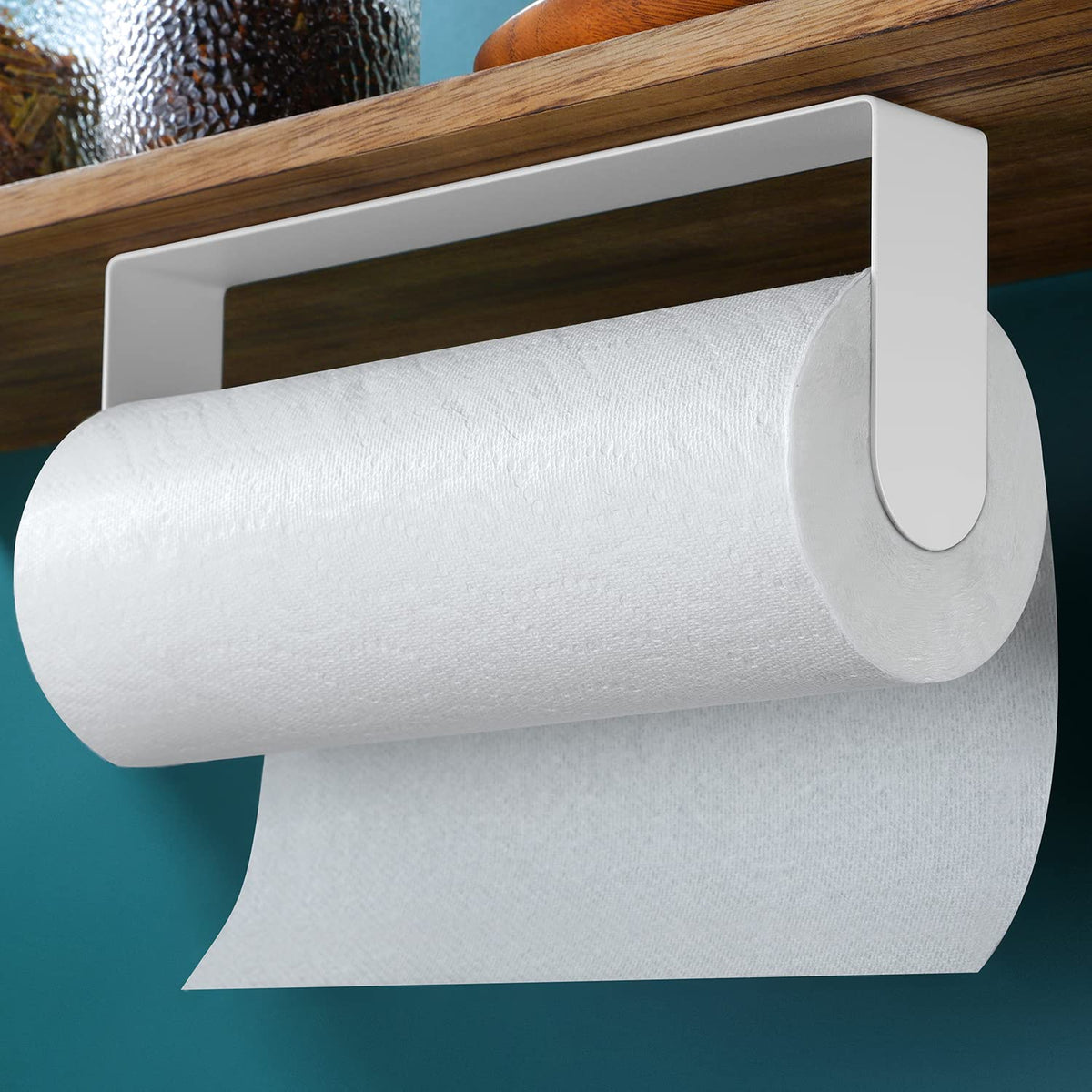 ZUNTO porta rollos bajo mueble, montaje limpio y práctico para la cocina