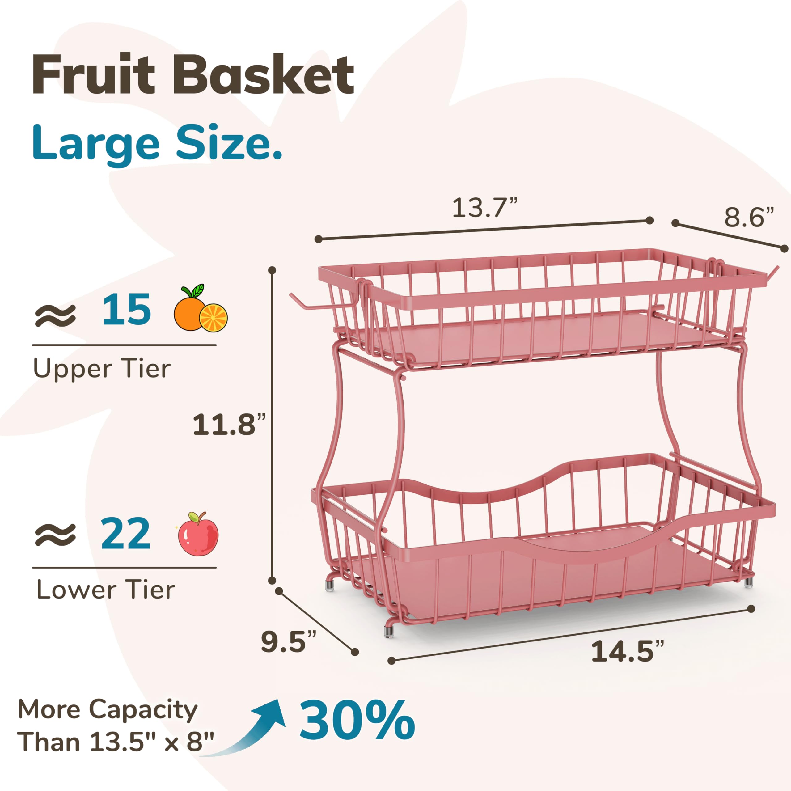 Base elevada Zurklulu con patas antideslizantes para seguridad en mostrador