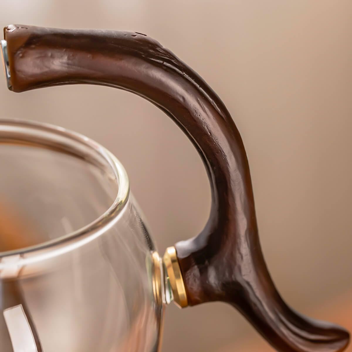 Zurucily regalo Kungfu de té de vidrio, opción elegante para festividades